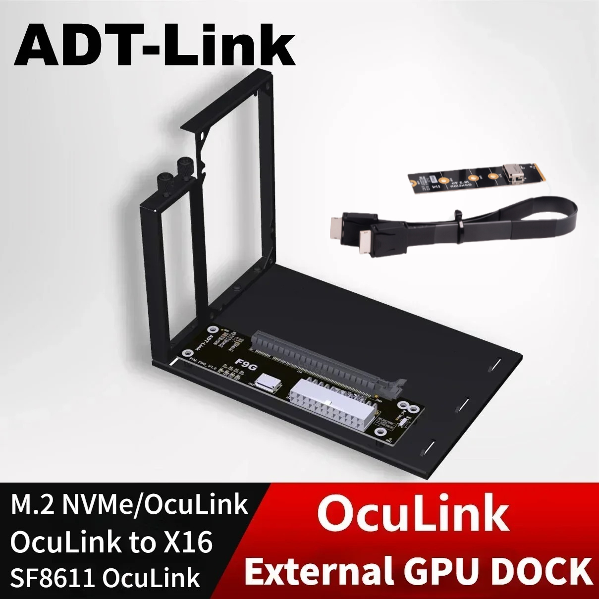 Oculink Egpu Mini Pc - ADT PCIe 4.0 64Gbps Scheda grafica