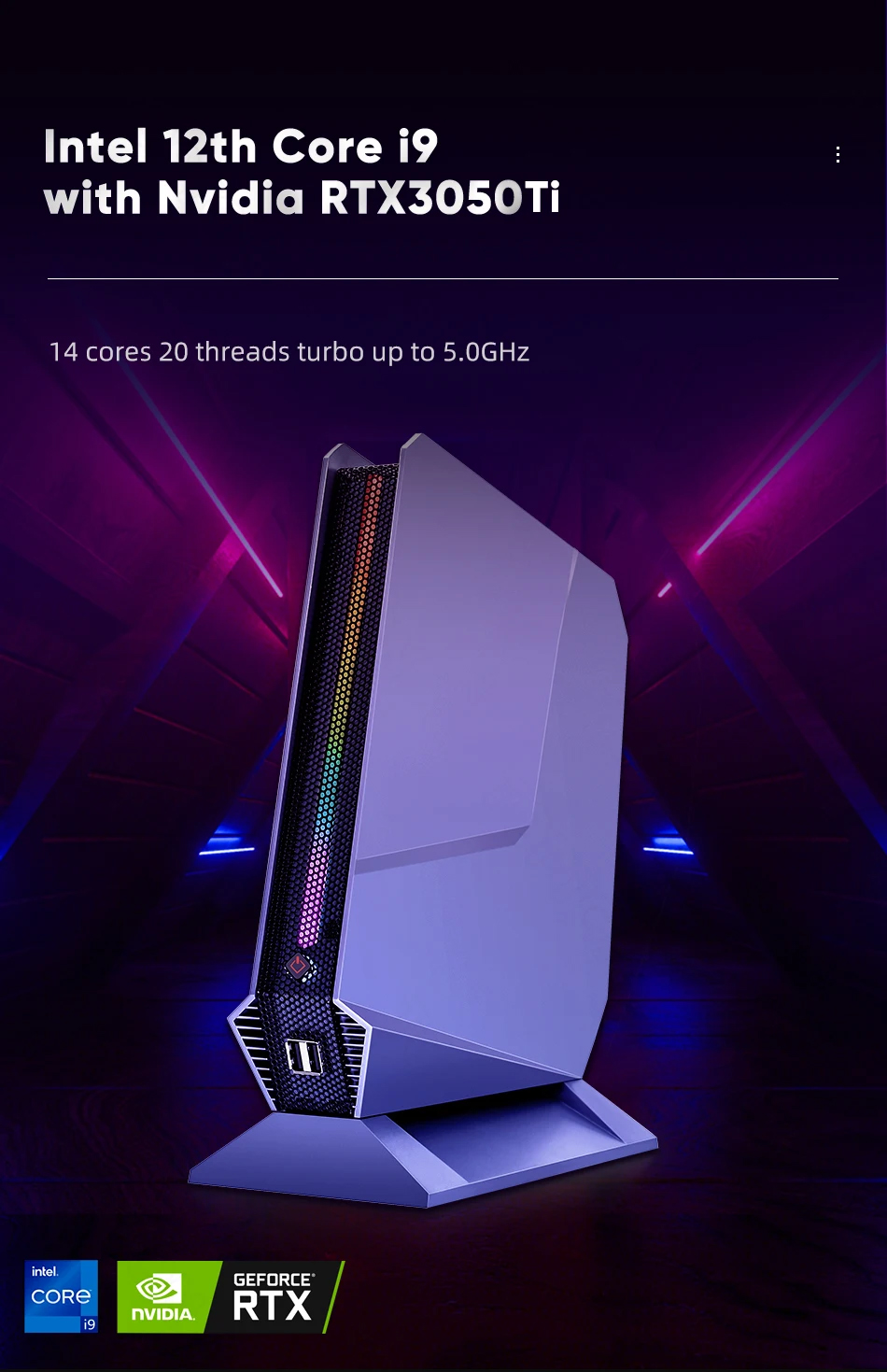 Intel Core I9 13900H Mini Pc - Computer da gioco dedicato Intel Core