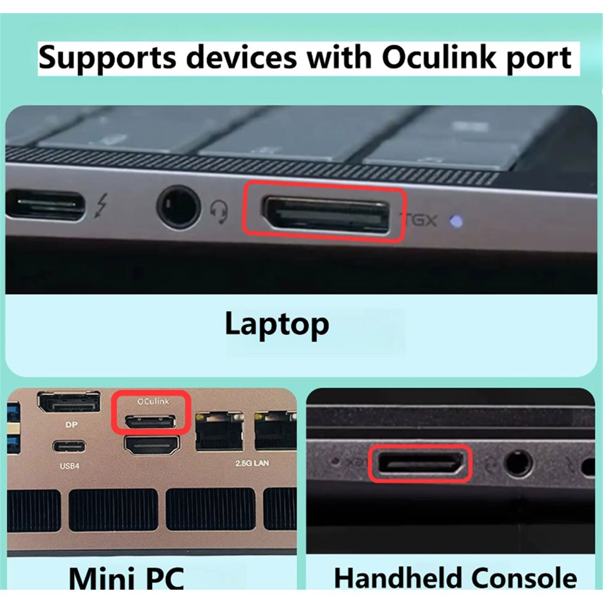 Oculink Egpu Mini Pc - NUOVO DOCK GPU Oculink EGPU per
