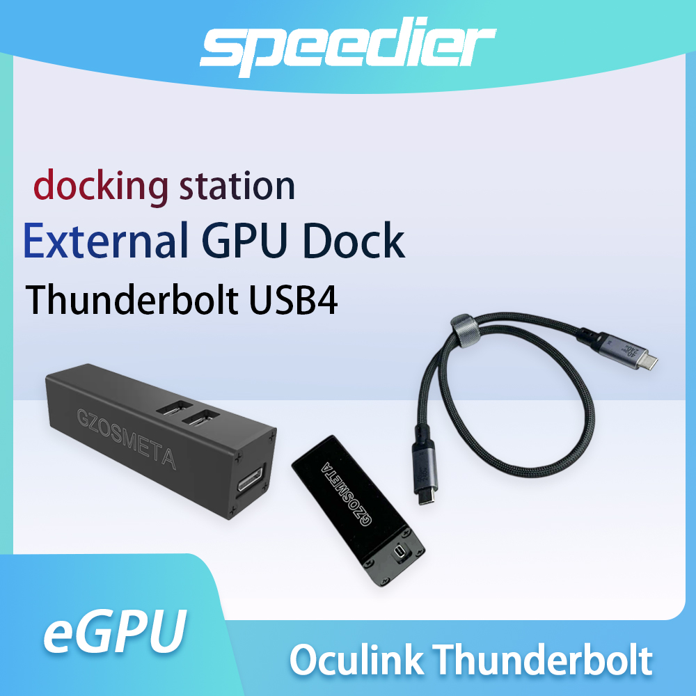 Oculink Egpu Mini Pc - Adattatore Oculink Thunderbolt USB4 per Laptop,
