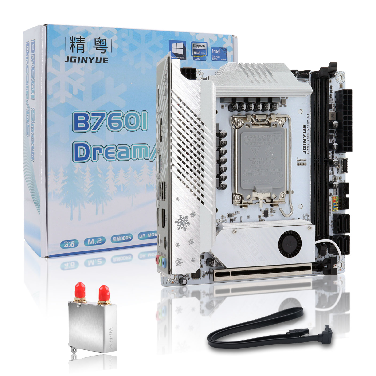 Lga1700 Itx Motherboard Ddr5 - Scheda madre JGINYUE B760 Mini ITX