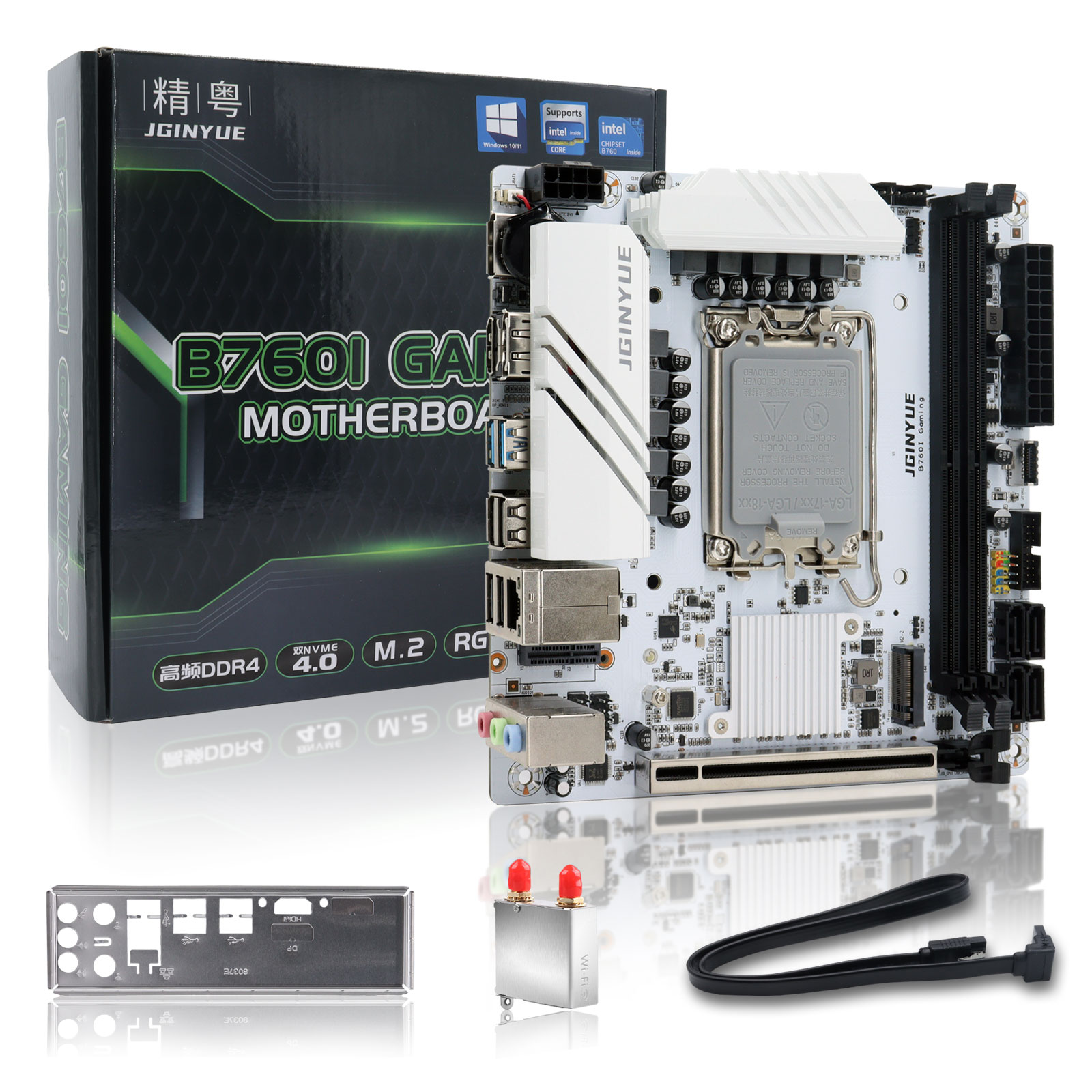 Lga1700 Itx Motherboard Ddr5 - Scheda Madre JGINYUE B760 LGA 1700