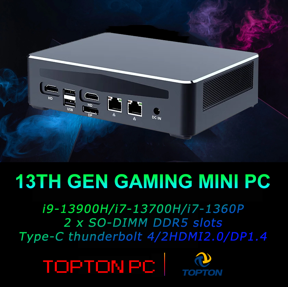 Intel Core I9 13900H Mini Pc - Potente computer desktop con display triplo