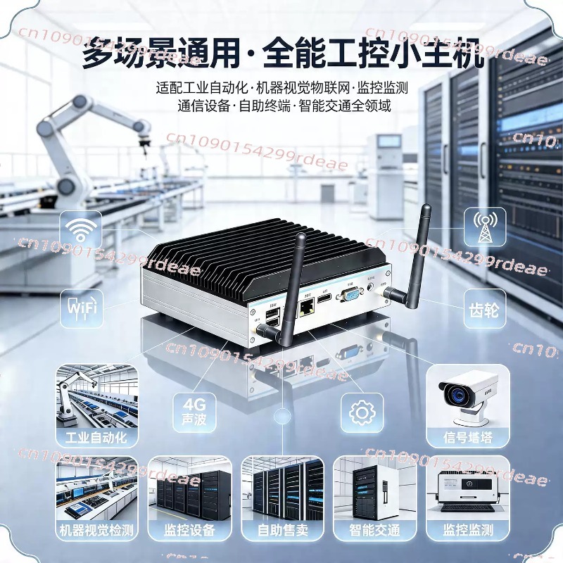 Fanless Industrial Pc Rs485 Core I7 - Mini PC Industriale - Quad-Core N100/J1900/J6412,