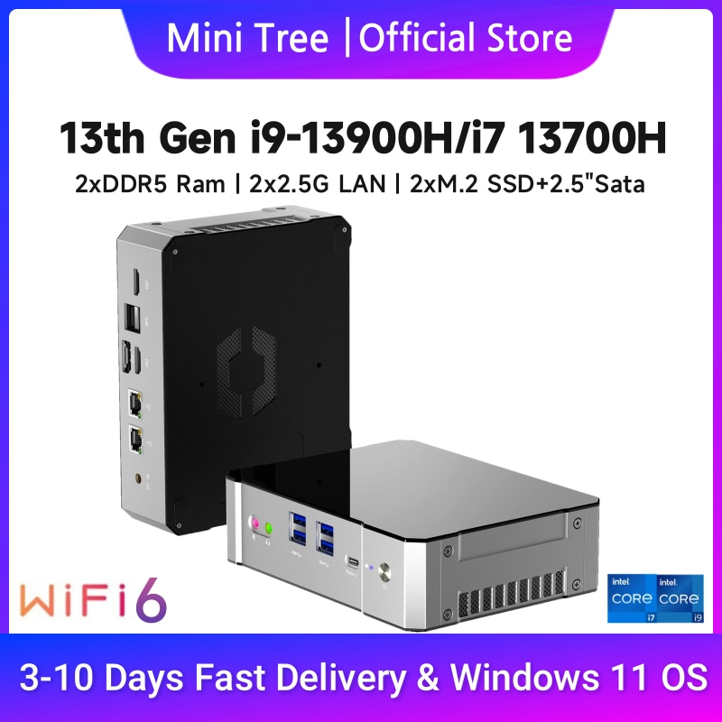 Intel Core I9 13900H Mini Pc - Mini PC da gioco di 13esima