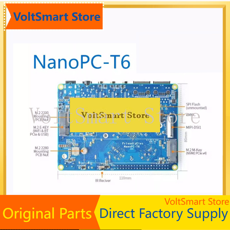 Rockchip Rk3588 Development Board - Scheda di Sviluppo VoltSNanopc T6 -