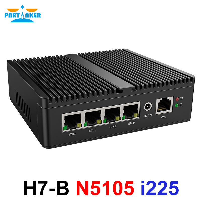 Mini PC Partaker N5105 N150 J4 - Pfsense Firewall Router 2.5G 4 I226 recensione e prezzo