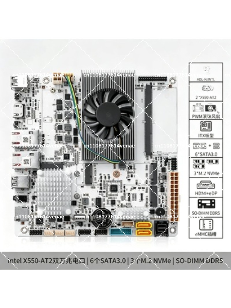 Scheda Madre NAS 8-Bay con CPU - Nas Motherboard 8 Sata Mini Itx recensione e prezzo