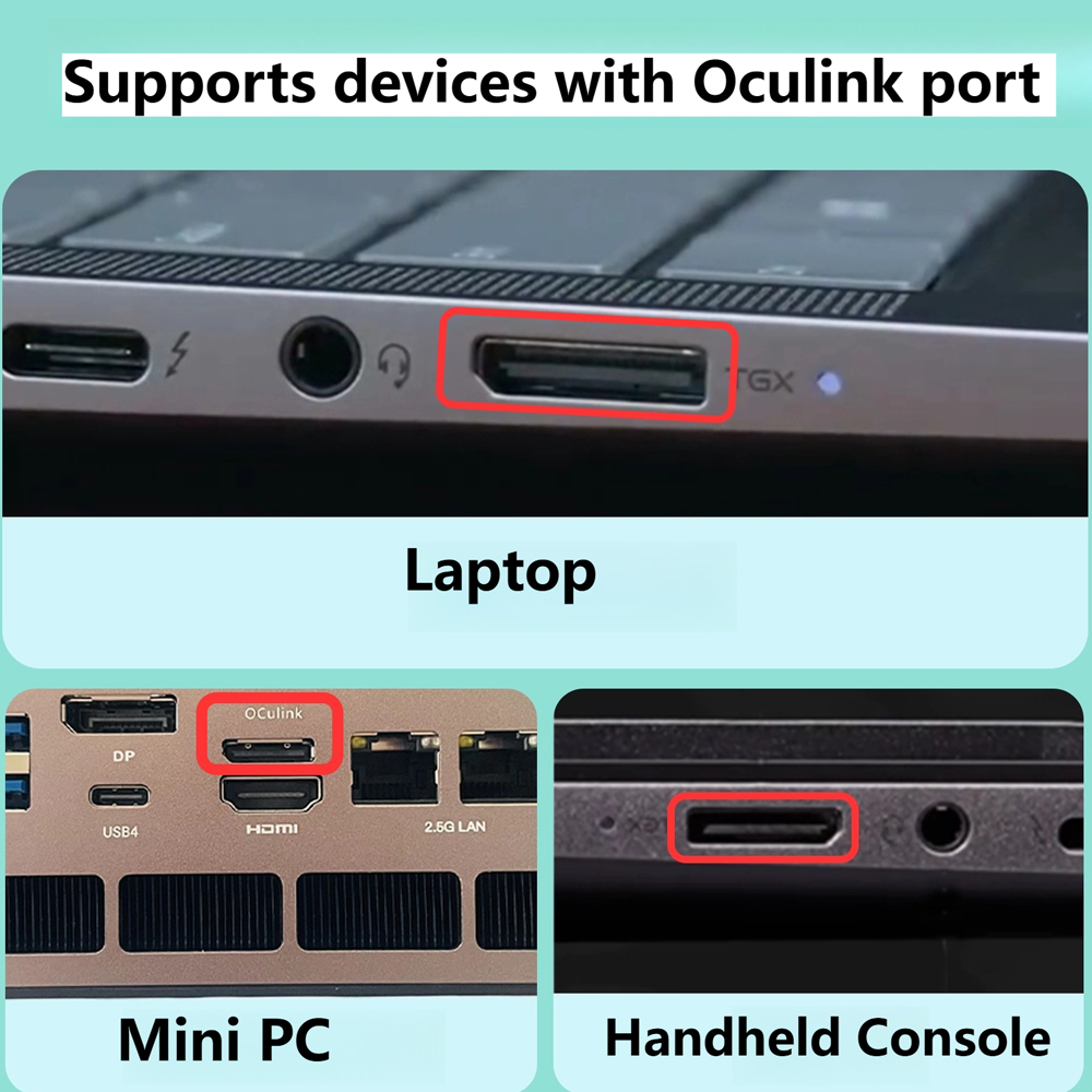 Dock per scheda grafica eGPU O - Oculink Egpu Mini Pc recensione e prezzo