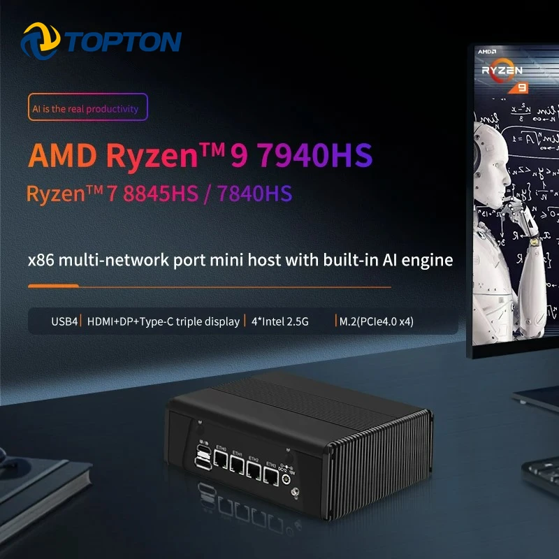 Super Deal Mini Soft Router AM - Amd Ryzen 7 7840Hs Mini Pc recensione e prezzo