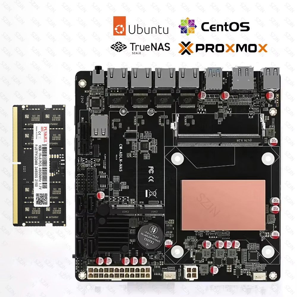 Scheda Madre ITX N150 per NAS, - Nas Motherboard 8 Sata Mini Itx recensione e prezzo