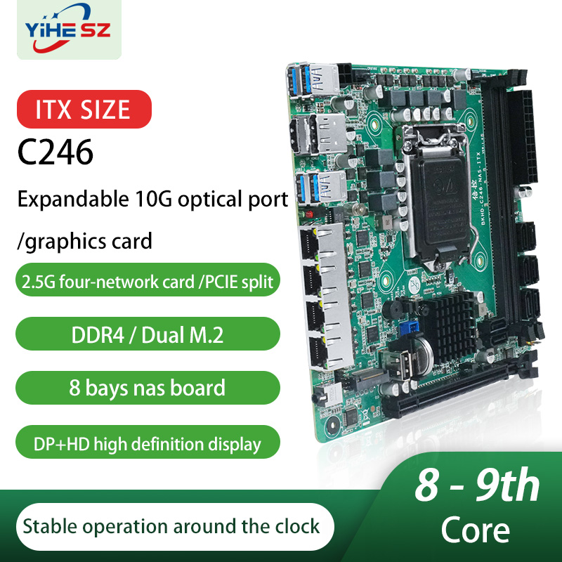 Scheda madre NAS C246 8 SATA a - Nas Motherboard 8 Sata Mini Itx recensione e prezzo