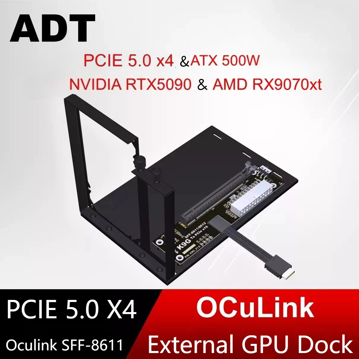 K993G PCIe 5.0 X4 a OCuLink SF - Oculink Egpu Mini Pc recensione e prezzo