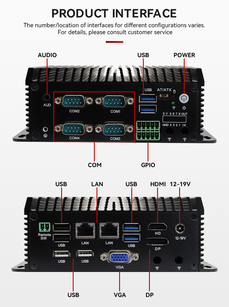 Quad Core N95 N97 Mini PC RS48 - Fanless Industrial Pc Rs485 Core I7 recensione e prezzo