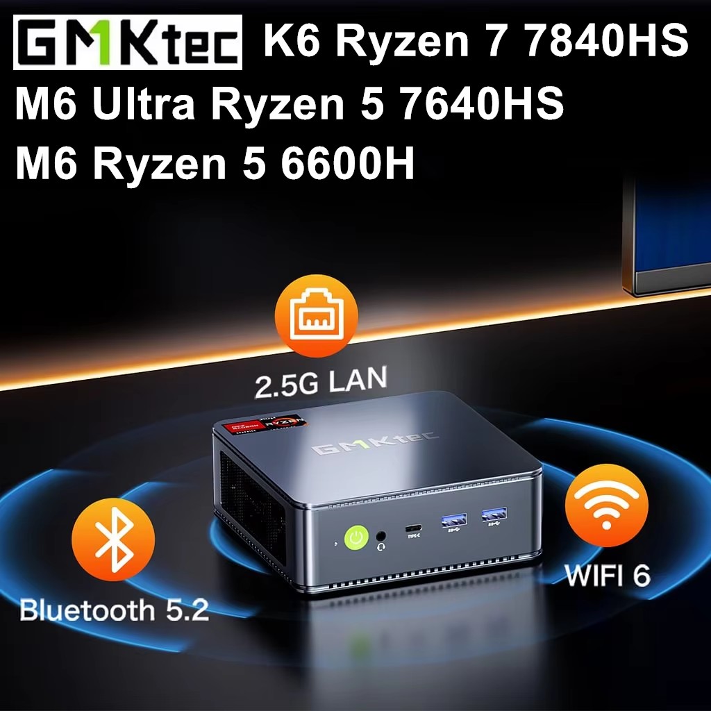 Mini PC da Gaming GMKtec K6 M6 - Amd Ryzen 7 7840Hs Mini Pc recensione e prezzo