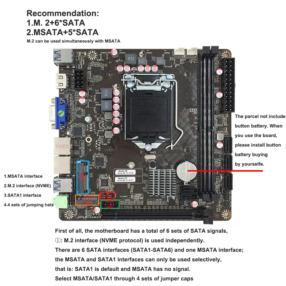 Scheda Madre Mini-ITX B365 LGA - Nas Motherboard 8 Sata Mini Itx recensione e prezzo
