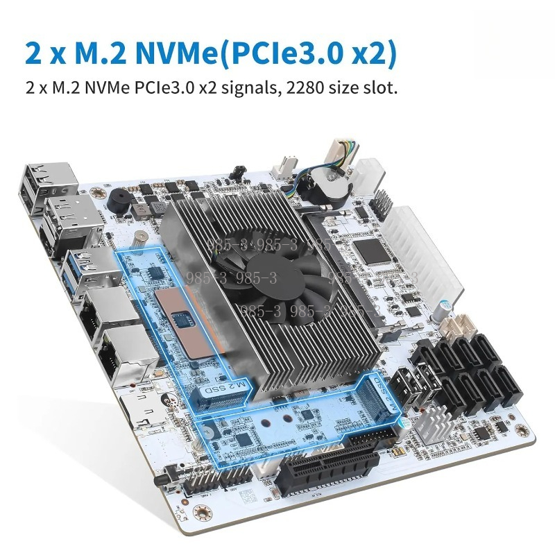 Scheda Madre Mini‑ITX M11 NAS  - Nas Motherboard 8 Sata Mini Itx recensione e prezzo