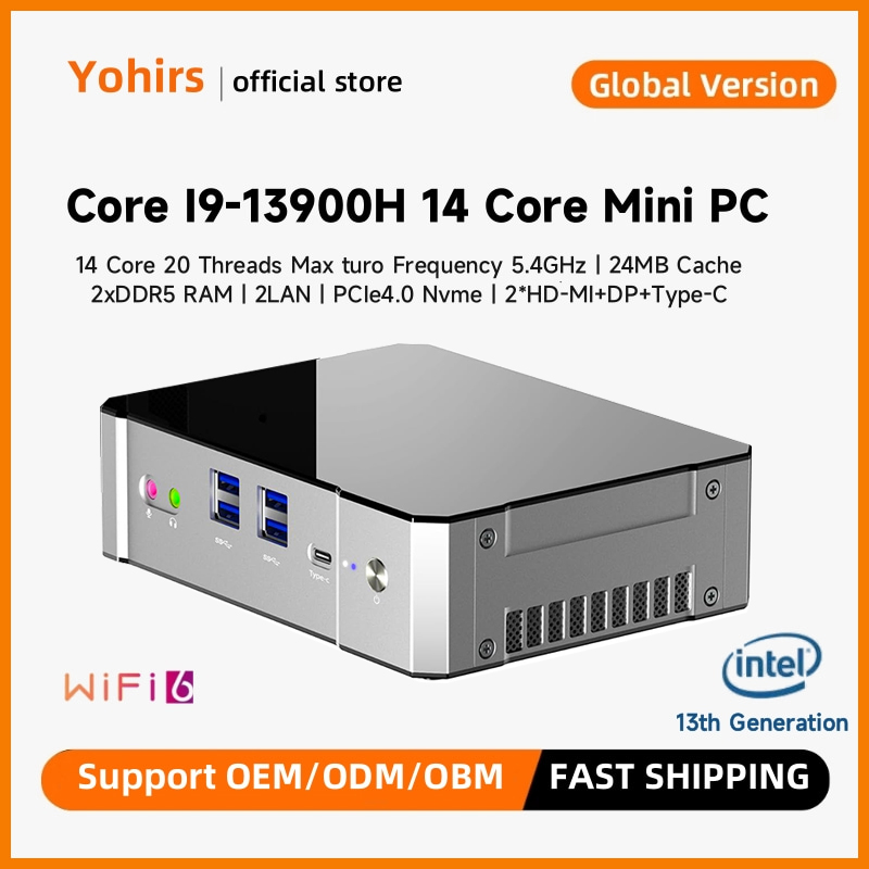 Yohirs 13th Gen i9 13900H i7 1 - Intel Core I9 13900H Mini Pc recensione e prezzo