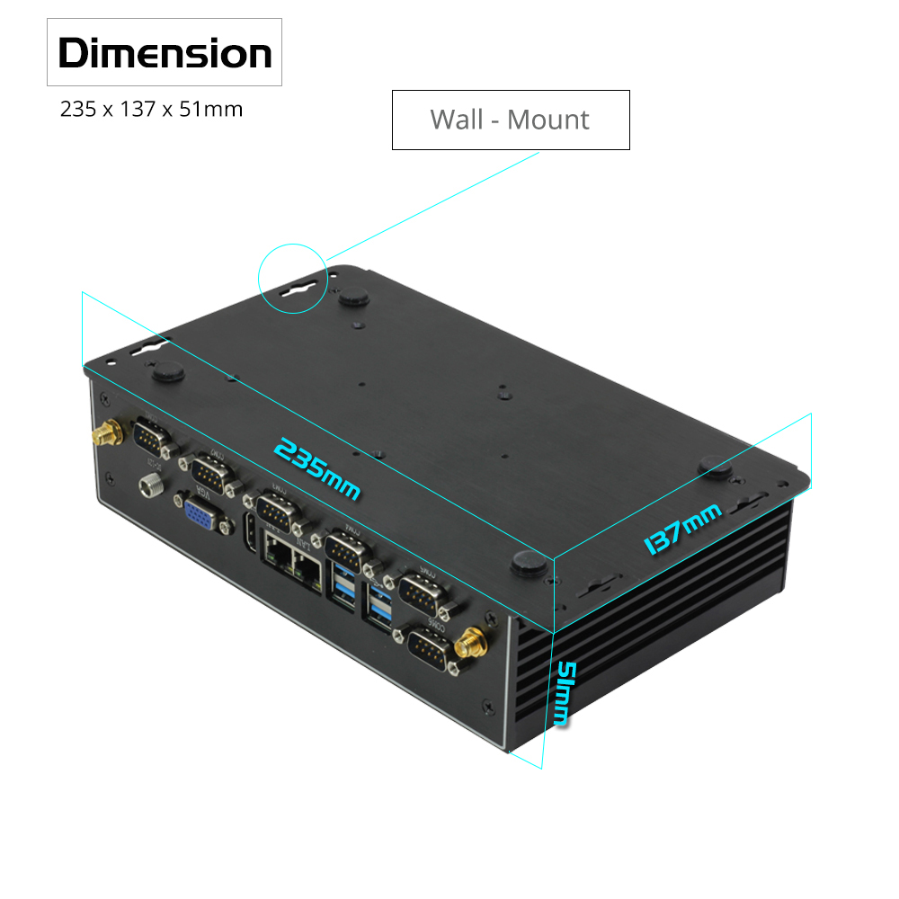 Mini PC industriale Fanless Du - Fanless Industrial Pc Rs485 Core I7 recensione e prezzo